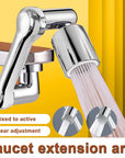 Adjustable Kitchen Sink Tap Nozzle with Multi-Flow Modes.