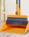 Kitchen & Office Folding Broom Dustpan Set – Dual-Use Household Cleaning Tools for Dry & Wet Messes | Non-Stick Design.
