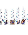 Wish Disney Princess Birthday Party Decorations | Asha Goat Balloons & Disposable Tableware | Plates, Straws, Napkins for Baby Shower Supplies.