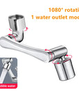 Adjustable Kitchen Sink Tap Nozzle with Multi-Flow Modes.