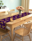 Luxury Diwali Table Flag & Table Runner – Linen Diwali Decor for Kitchen, Restaurant & Home Celebrations.