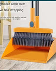 Kitchen & Office Folding Broom Dustpan Set – Dual-Use Household Cleaning Tools for Dry & Wet Messes | Non-Stick Design.