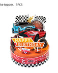 Hot Wheels Car Birthday Party Decorations - Disposable Tableware, Balloons, Cups, Plates & Tablecloths for Boys' Birthday & Baby Shower Supplies.