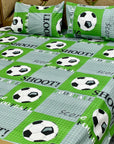King Size Pure Cotton Bedsheets - Export Quality 3pc Set.