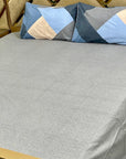King Size Pure Cotton Bedsheets - Export Quality 3pc Set.