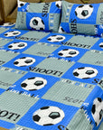 King Size Pure Cotton Bedsheets - Export Quality 3pc Set.