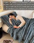 Ultra-Soft Faux Rabbit Fur Throw Blanket – Warm, Cozy & Stylish for Couch, Bed & Travel – Perfect Gift.