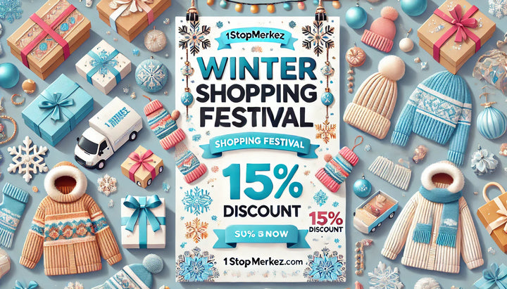 Winter Shopping Festival Sale on All Products - Avail 15% Discount on all Products