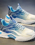 Blueish white Sports Shoes Casual Breathable Sneakers For Men