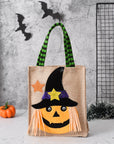 Creative Halloween Tote Bag for Kids | Witch, Skull, Pumpkin Gift & Candy Handbag