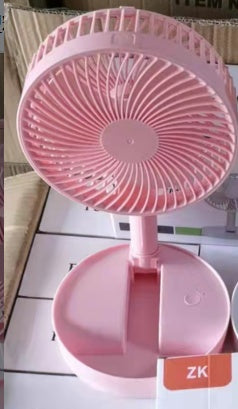 Powerful & Portable Fan: 7200mAh Battery, 4 Speeds, Quiet, for Home, Office & Outdoor Adjustable Height