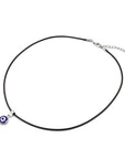 Evil Eye Pendant Black Short Necklace Wax Rope Clavicle Chain Stall Jewelry