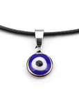 Evil Eye Pendant Black Short Necklace Wax Rope Clavicle Chain Stall Jewelry