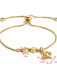 EVIL EYE Hand Tree Turkish Gold Color Adjustable Bracelet Fashion Jewelry