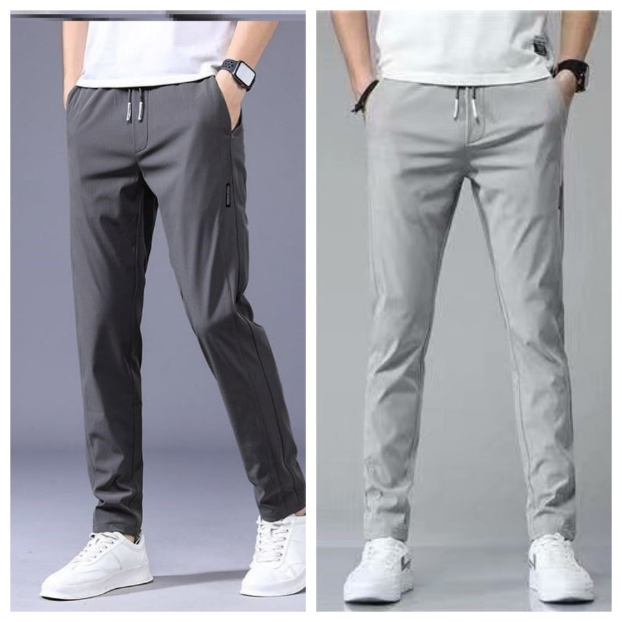 Men's Loose Fit Drawstring Pants Thin Casual Korean Style Sweatpants