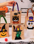 Creative Halloween Tote Bag for Kids | Witch, Skull, Pumpkin Gift & Candy Handbag