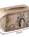 Length 23 cm and width 14 cm makeup pouch travel makeup bag use as makeup case makeup bag organizer cosmetic bag