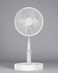 Powerful & Portable Fan: 7200mAh Battery, 4 Speeds, Quiet, for Home, Office & Outdoor Adjustable Height