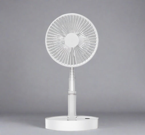 Powerful & Portable Fan: 7200mAh Battery, 4 Speeds, Quiet, for Home, Office & Outdoor Adjustable Height