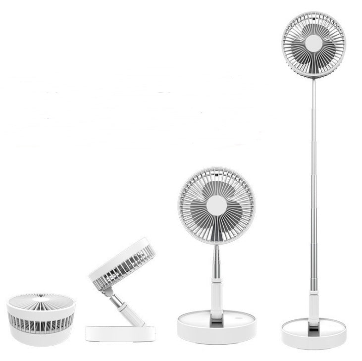 Powerful & Portable Fan: 7200mAh Battery, 4 Speeds, Quiet, for Home, Office & Outdoor Adjustable Height