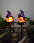 Solar Halloween Outdoor Creative Atmosphere Pumpkin Lamp