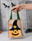 Creative Halloween Tote Bag for Kids | Witch, Skull, Pumpkin Gift & Candy Handbag