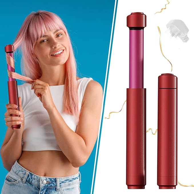 Telescopic Hair Straightener Portable for Dry and Wet Hair