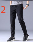 Men's Loose Fit Drawstring Pants Thin Casual Korean Style Sweatpants