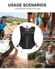 5L Ultralight Trail Running Backpack with Hydration Vest (500ml) - Men's Breathable Marathon/Bicycle Bag