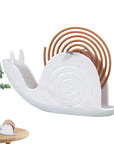 1PC Snail Design Coil Burner Holder Animal Incense Coil Holder Coil Vertical Stand Support Base Coil Rack Home For Living Room