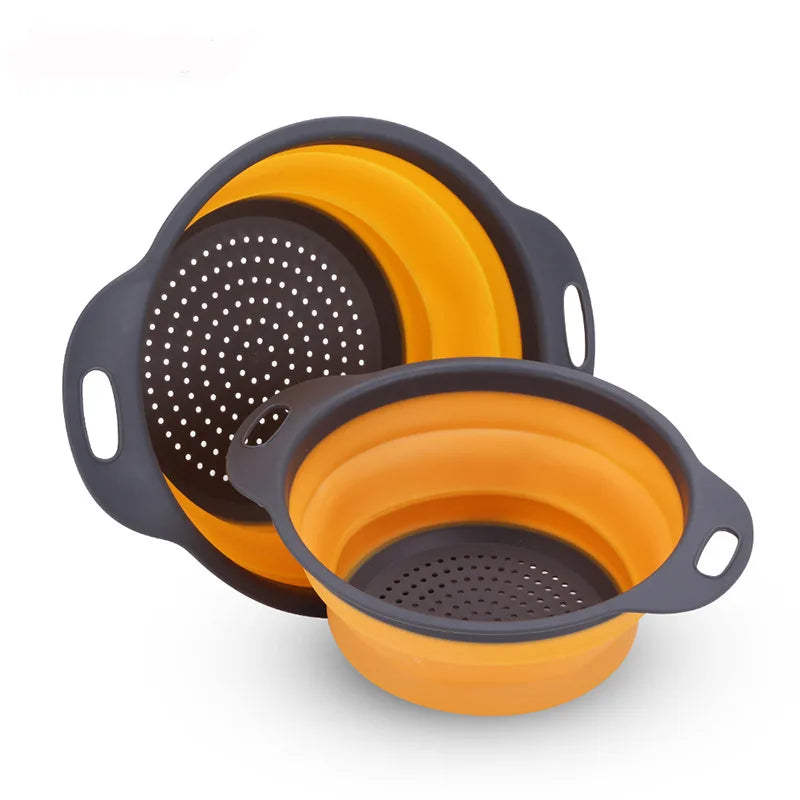 Foldable Kitchen Drain Basket – Eco-Friendly Silicone Fruit & Vegetable Washing Colander

This collapsible drain basket is perfect for washing fruits, vegetables, and salads. Made from durable PP+TPR material, it features a space-saving, foldable design that makes it easy to store without taking up valuable kitchen space. Available in vibrant Red, Orange, and Green, it is non-stick, easy to clean, and ideal for everyday use.

Key Features:

Eco-Friendly & Durable: Made from non-toxic, long-lasting materials