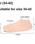 Silicone Foot Care Socks Anti Cracking Moisturizing Gel Socks Exfoliating Dead Skin Remove Pain Relief 2pcs/Pair