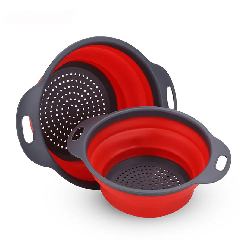 Foldable Kitchen Drain Basket – Eco-Friendly Silicone Fruit & Vegetable Washing Colander

This collapsible drain basket is perfect for washing fruits, vegetables, and salads. Made from durable PP+TPR material, it features a space-saving, foldable design that makes it easy to store without taking up valuable kitchen space. Available in vibrant Red, Orange, and Green, it is non-stick, easy to clean, and ideal for everyday use.

Key Features:

Eco-Friendly & Durable: Made from non-toxic, long-lasting materials
