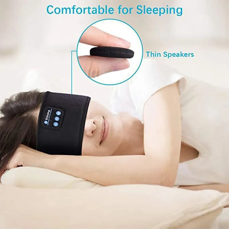 Sports & Sleep Headband, Wireless Music Eye Mask, Elastic Headset