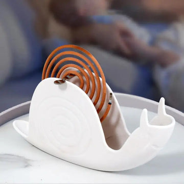 1PC Snail Design Coil Burner Holder Animal Incense Coil Holder Coil Vertical Stand Support Base Coil Rack Home For Living Room