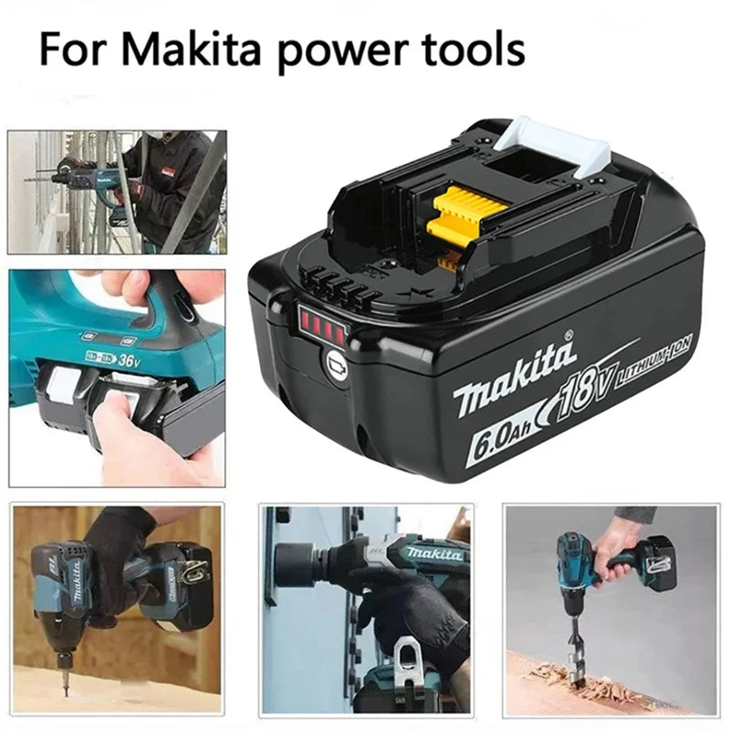 100% original Makita 18V 9.0Ah Rechargeable Battery ,For Makita BL1830 BL1830B BL1840 BL1840B BL1850 BL1850B Power Tools Battery