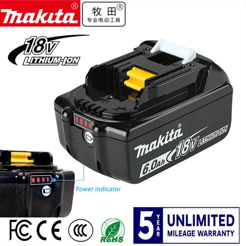 100% original Makita 18V 9.0Ah Rechargeable Battery ,For Makita BL1830 BL1830B BL1840 BL1840B BL1850 BL1850B Power Tools Battery