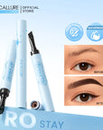 3D Eyebrow Gel Cream 2 In 1 Eyeliner Pencil 3 Colors Waterproof Long-lasting Eyebrow Pomade Enhancers Makeup Cosmetics