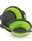 Foldable Kitchen Drain Basket – Eco-Friendly Silicone Fruit & Vegetable Washing Colander

This collapsible drain basket is perfect for washing fruits, vegetables, and salads. Made from durable PP+TPR material, it features a space-saving, foldable design that makes it easy to store without taking up valuable kitchen space. Available in vibrant Red, Orange, and Green, it is non-stick, easy to clean, and ideal for everyday use.

Key Features:

Eco-Friendly & Durable: Made from non-toxic, long-lasting materials