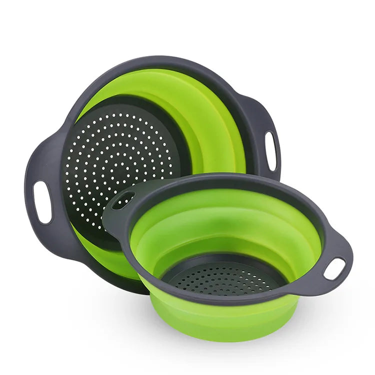 Foldable Kitchen Drain Basket – Eco-Friendly Silicone Fruit & Vegetable Washing Colander

This collapsible drain basket is perfect for washing fruits, vegetables, and salads. Made from durable PP+TPR material, it features a space-saving, foldable design that makes it easy to store without taking up valuable kitchen space. Available in vibrant Red, Orange, and Green, it is non-stick, easy to clean, and ideal for everyday use.

Key Features:

Eco-Friendly & Durable: Made from non-toxic, long-lasting materials
