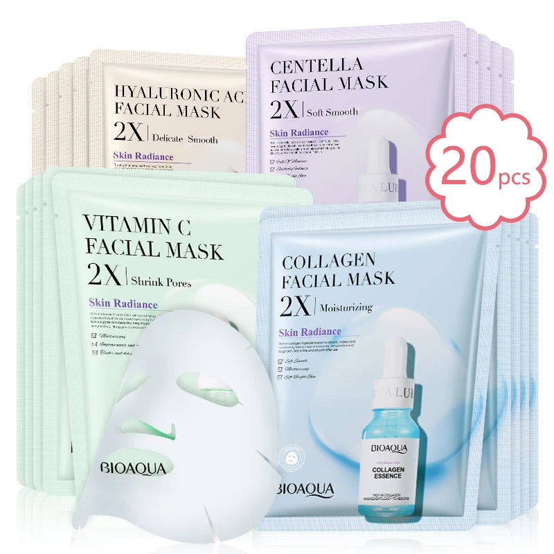 BIO AQUA Centella Collagen Face Mask - Moisturizing & Refreshing