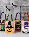 Creative Halloween Tote Bag for Kids | Witch, Skull, Pumpkin Gift & Candy Handbag