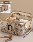 Caramel Color makeup pouch travel makeup bag use as makeup case makeup bag organizer cosmetic bag