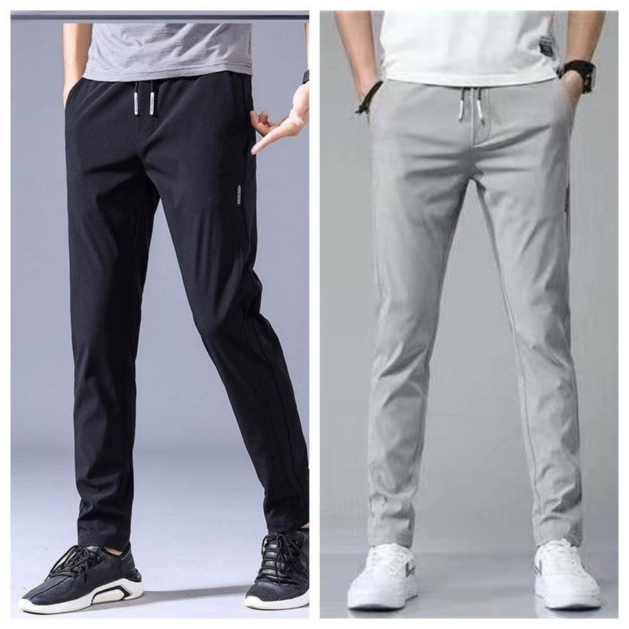 Men's Loose Fit Drawstring Pants Thin Casual Korean Style Sweatpants