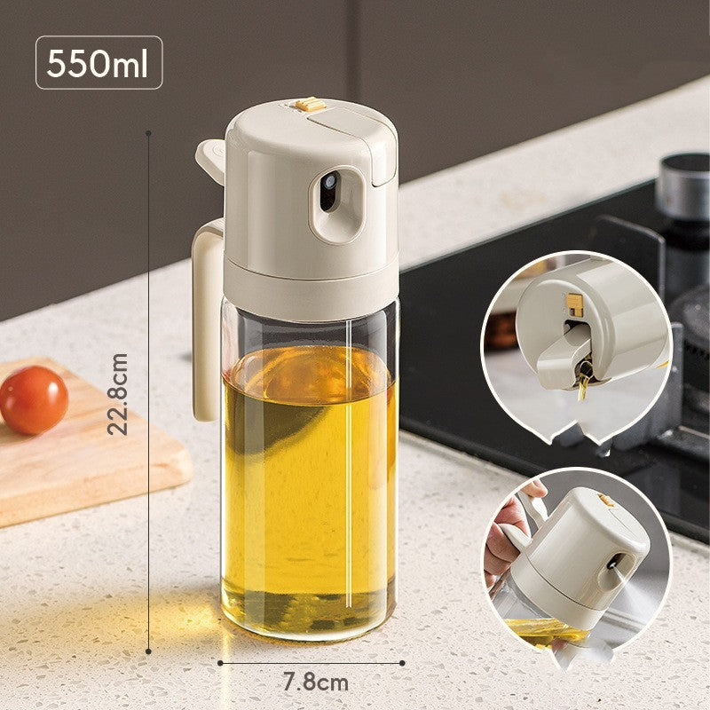 2-in-1 Oil Sprayer & Dispenser - Perfect for Cooking & BBQ